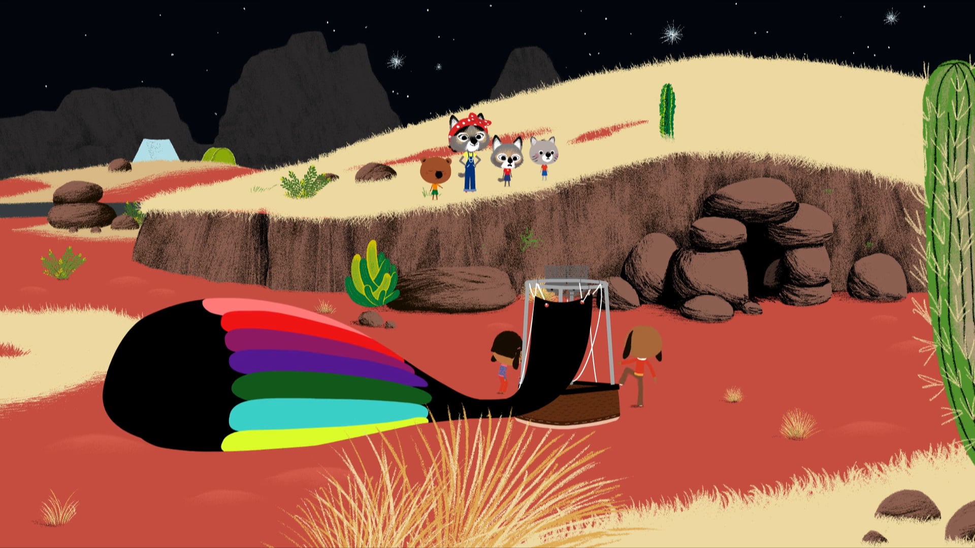 Sky Travelers | Follow That Kite | Hot Food