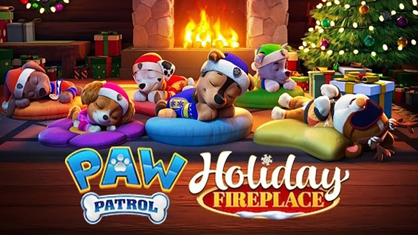 Paw Patrol Holiday Fireplace
