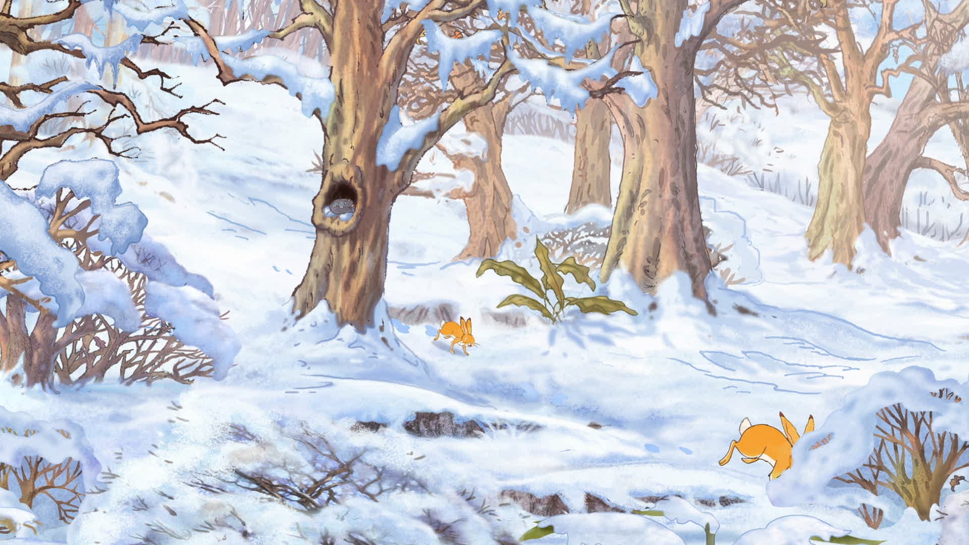 New Friend | Snow White Hare