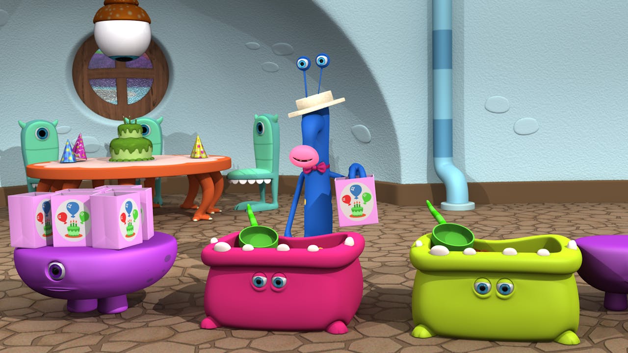 The Scoop Troop | Monster Tea Party - Monster Math Squad - Kidstream