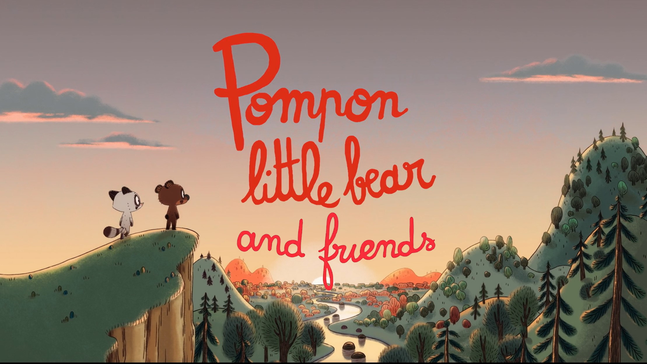 Pompon little bear and friends