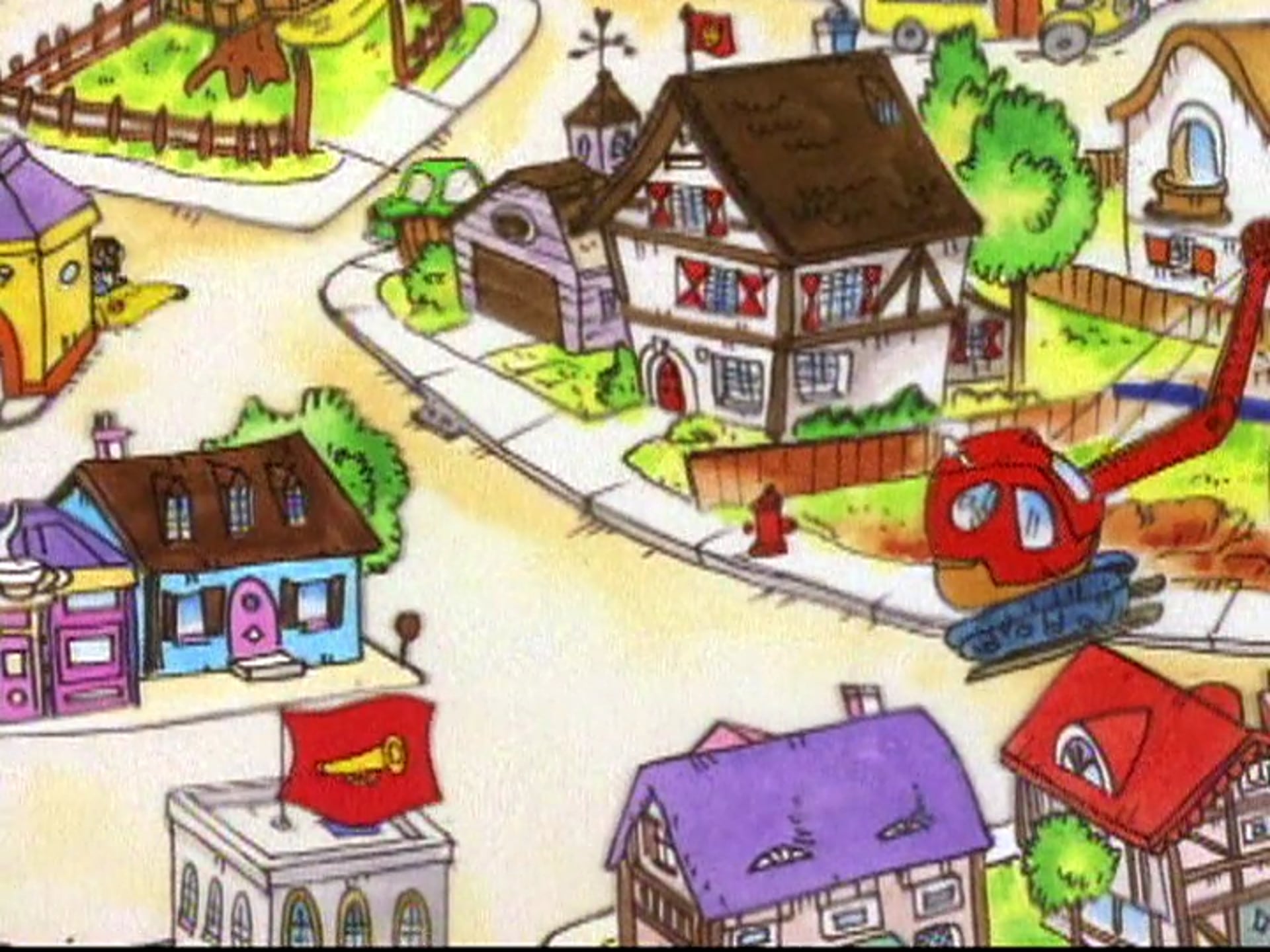 The Knights of Busytown; Cave Pigs; Bucketman in Busytown