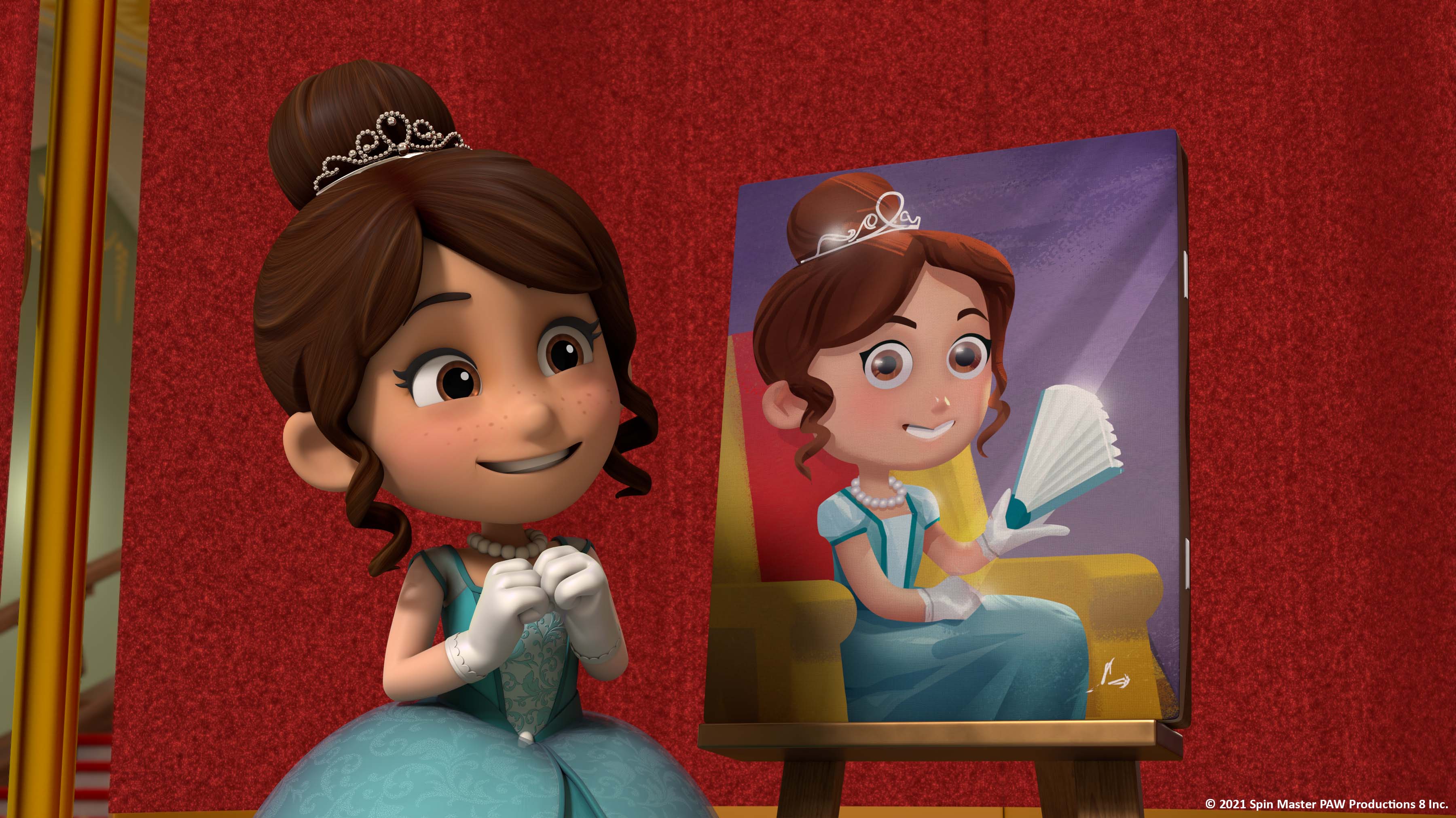 Pups Save the Glasses - Neon Humdinger - Royal Painting - Chicken Tulip