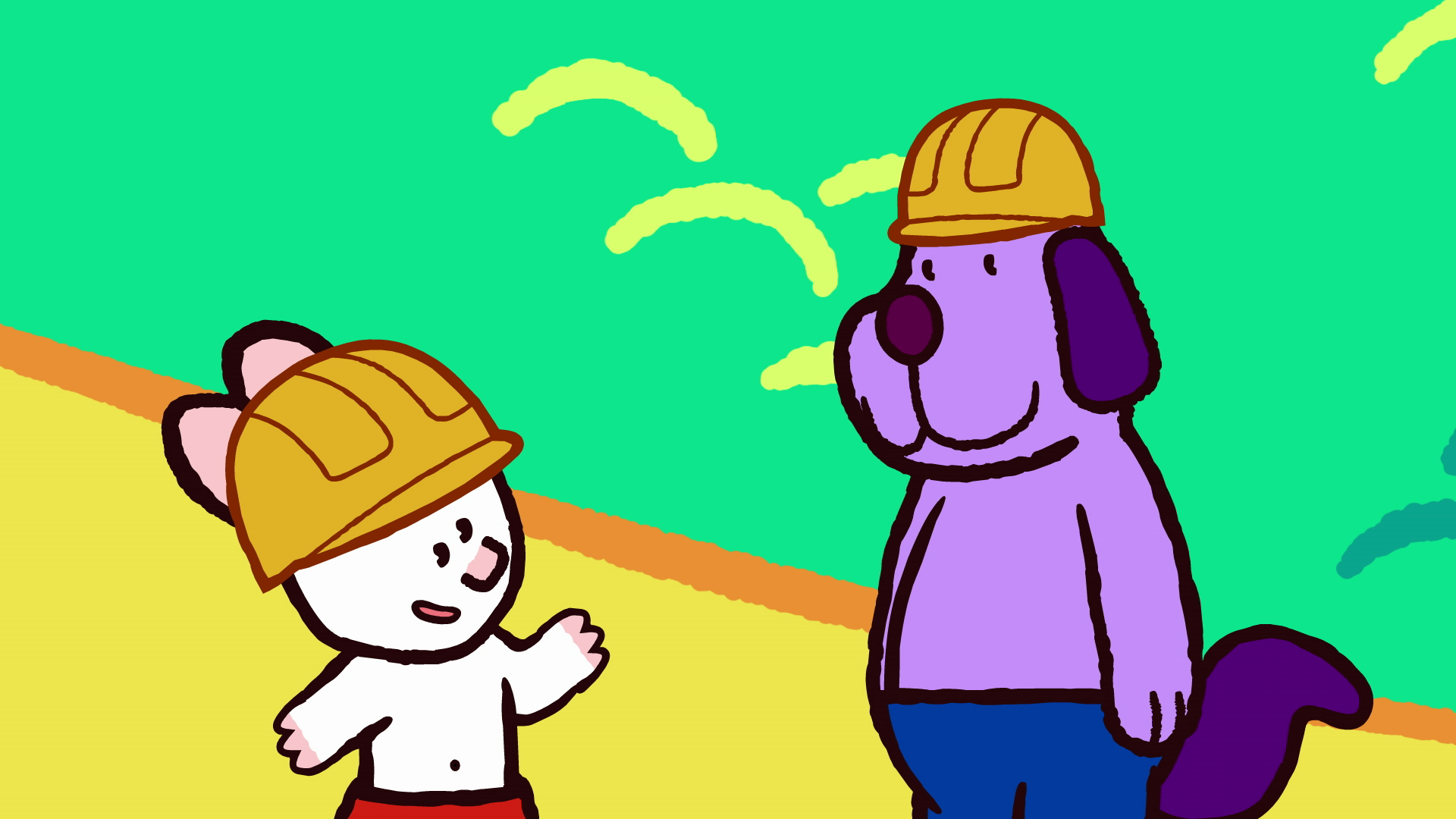 Louie & Yoko Build: a Diving Board, a Sailboat, and a Car Wash Station