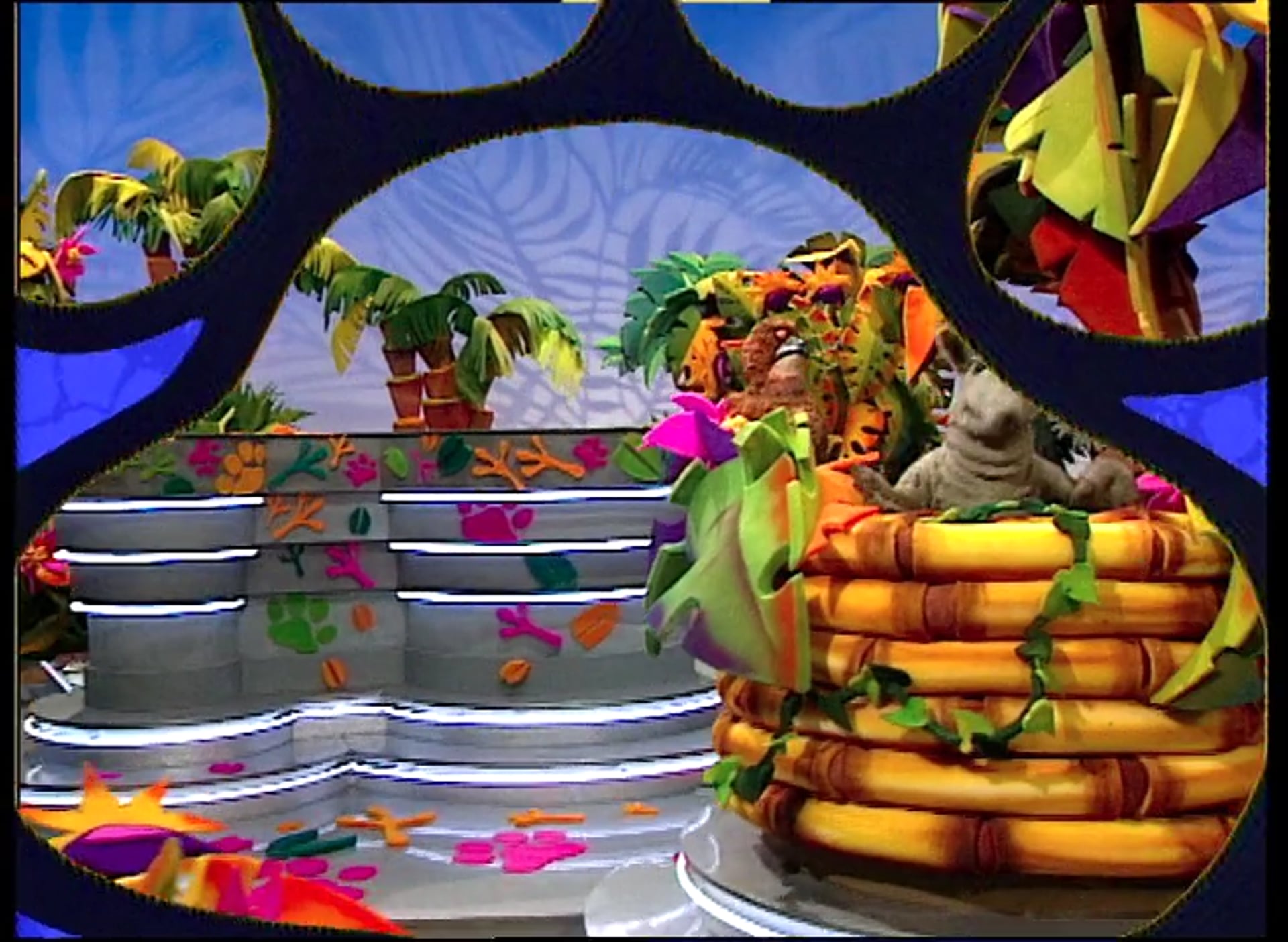 The Elephant and the African Hunting Dog