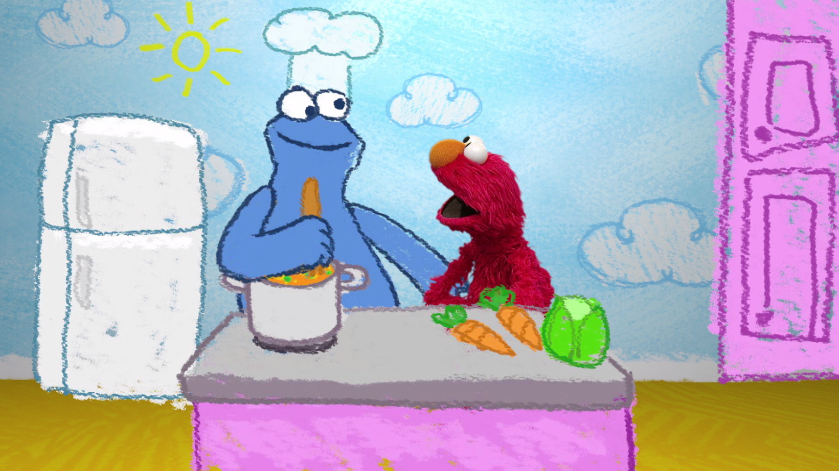 Elmo's Wonderful World: Cooking
