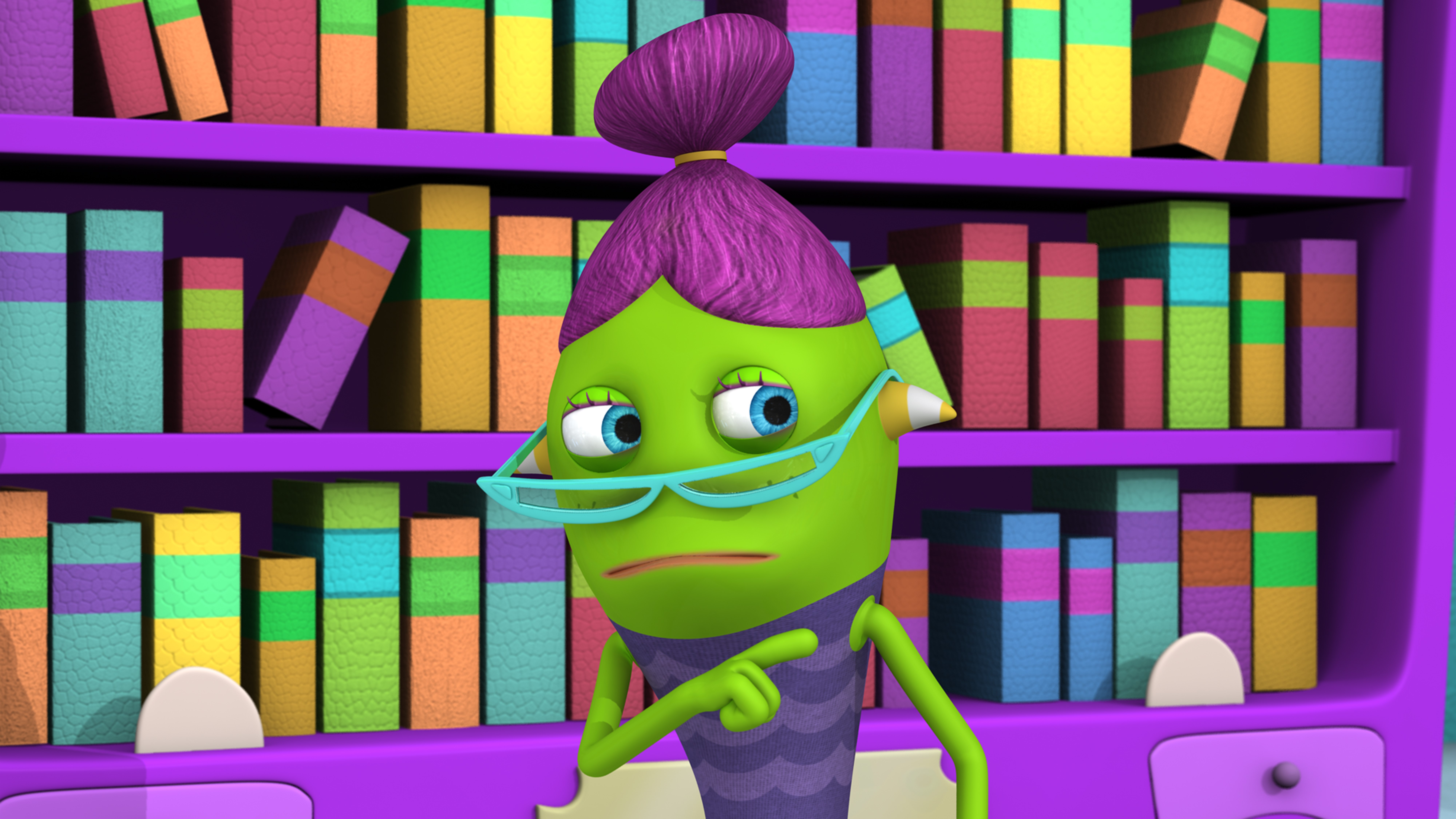 Uncle Gloop's Big Blunder | Big Burp Monster at the Library