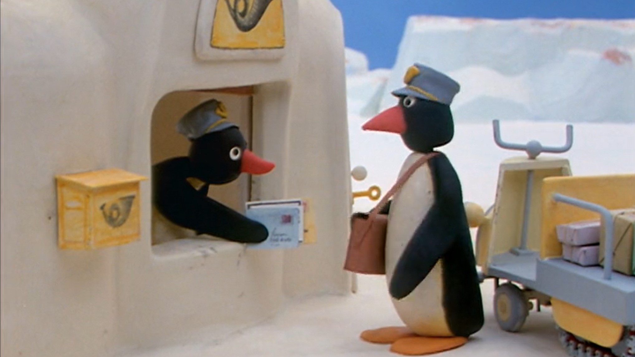 Pingu Helps to Deliver the Mail | Pingu is Jealous