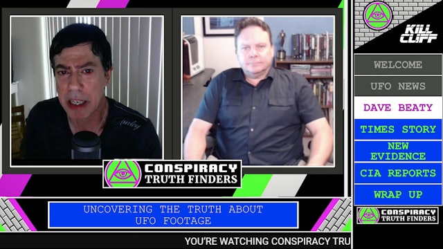 UFOs and Government Secrets on Conspiracy Truth Finders with Bob Kiviat, Ep 2