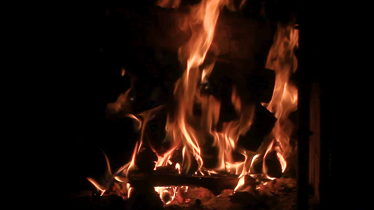 Fireplace - Dancing Flames and Mystical Cinder