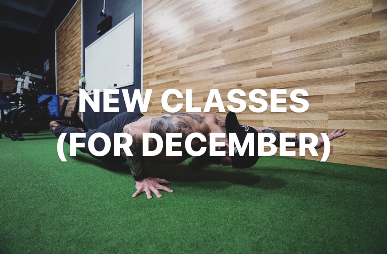 New Classes By Month For 2026