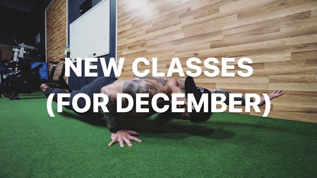 New Classes By Month