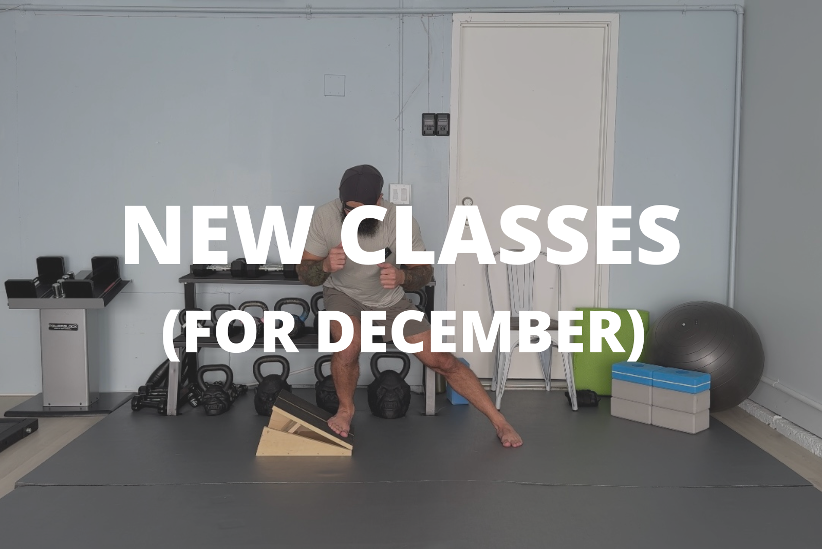 New Classes For December