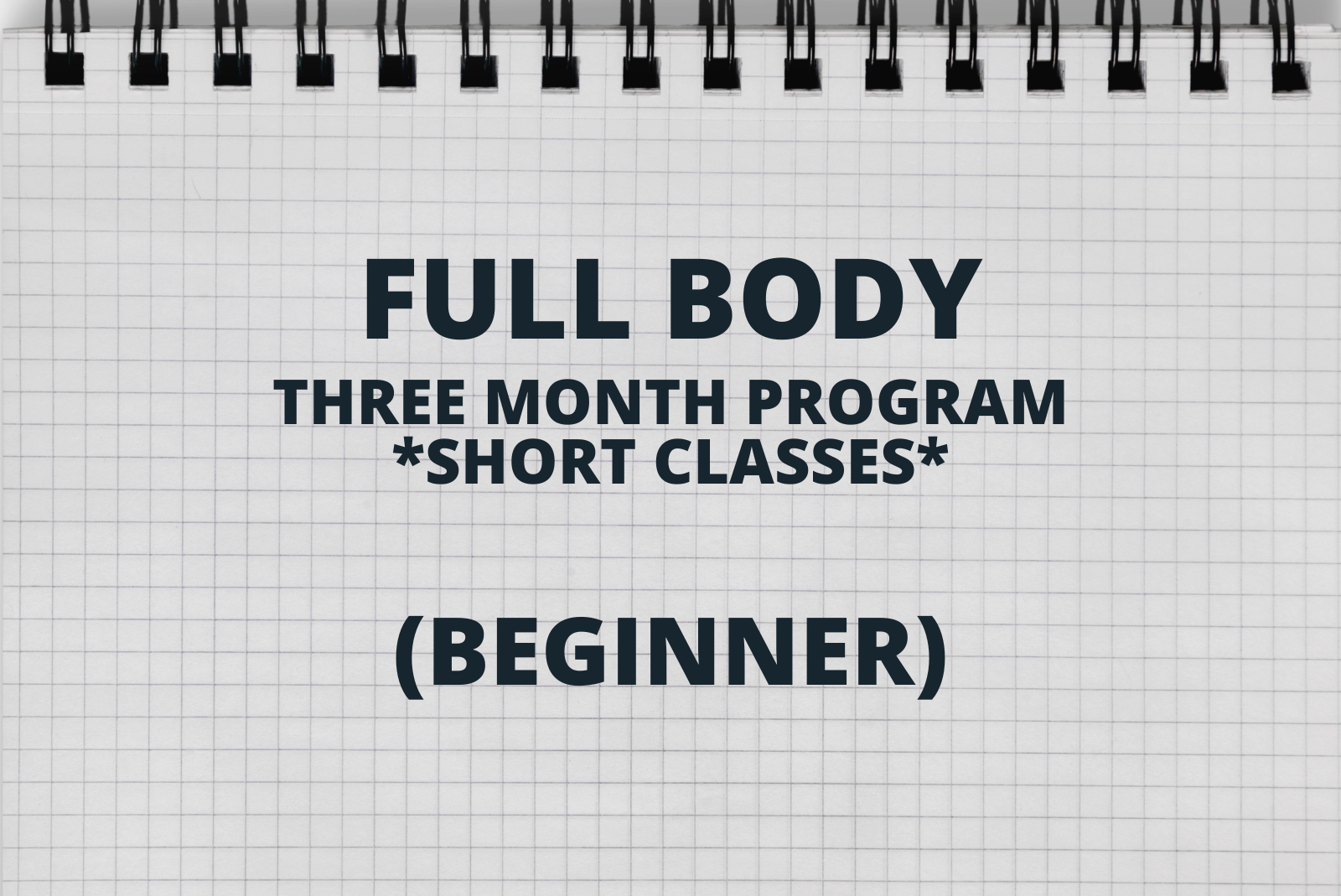 Options for 2-6 classes per week