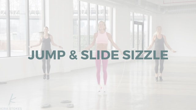 Jump & Slide Sizzle (Cardio & Slider Strength)