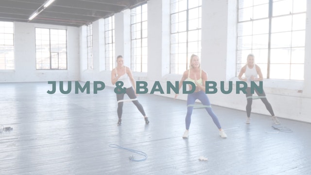 Jump & Band Burn (Cardio + Endurance Strength)