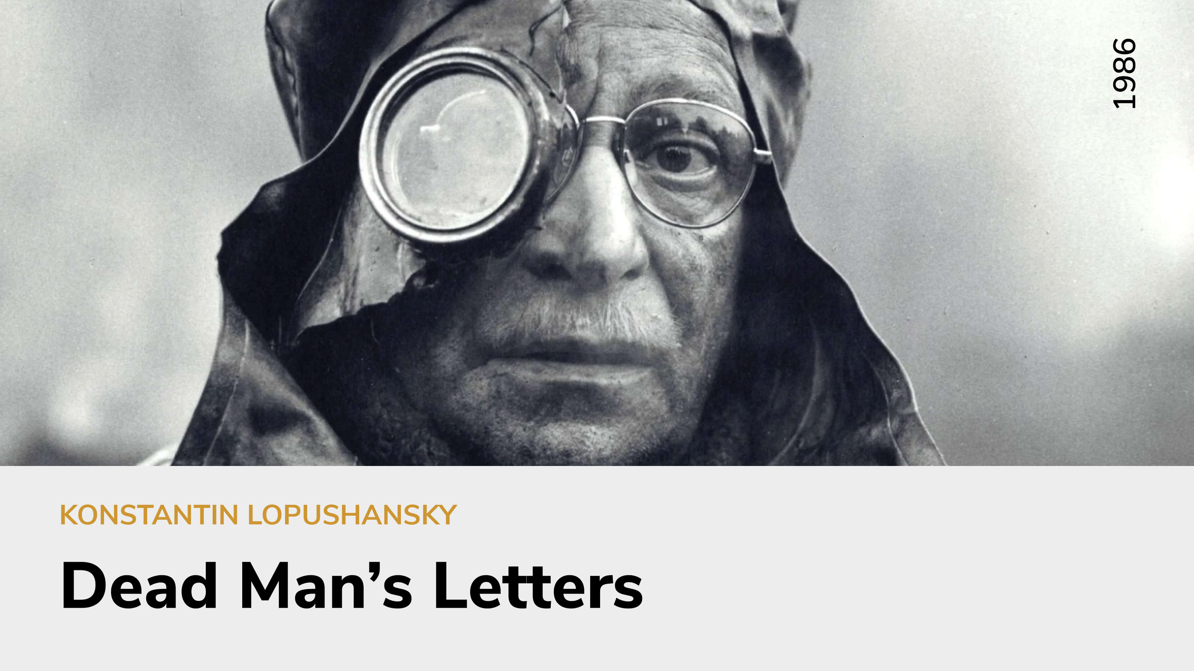 Dead Man’s Letters