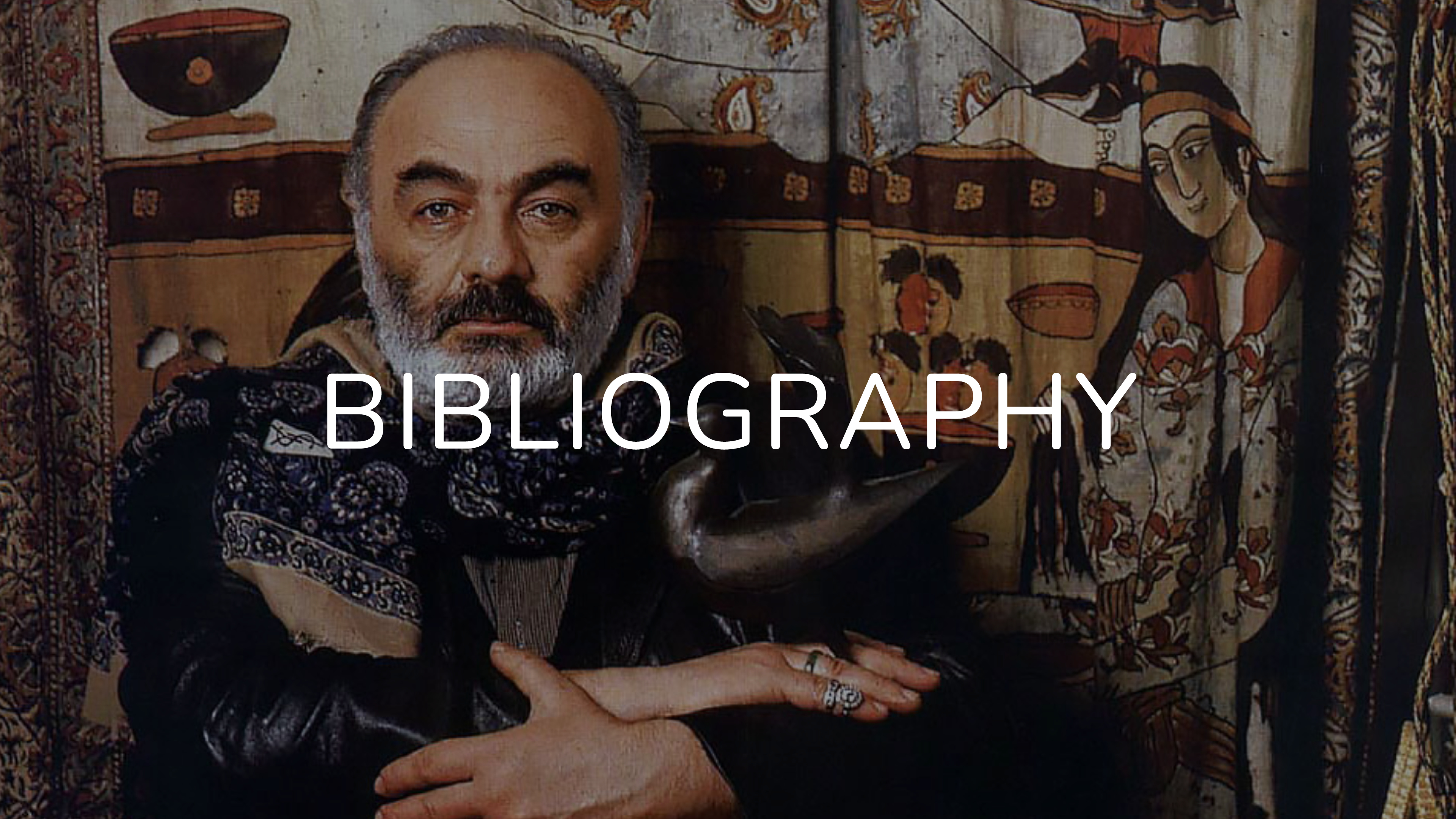 Sergei Parajanov Bibliography