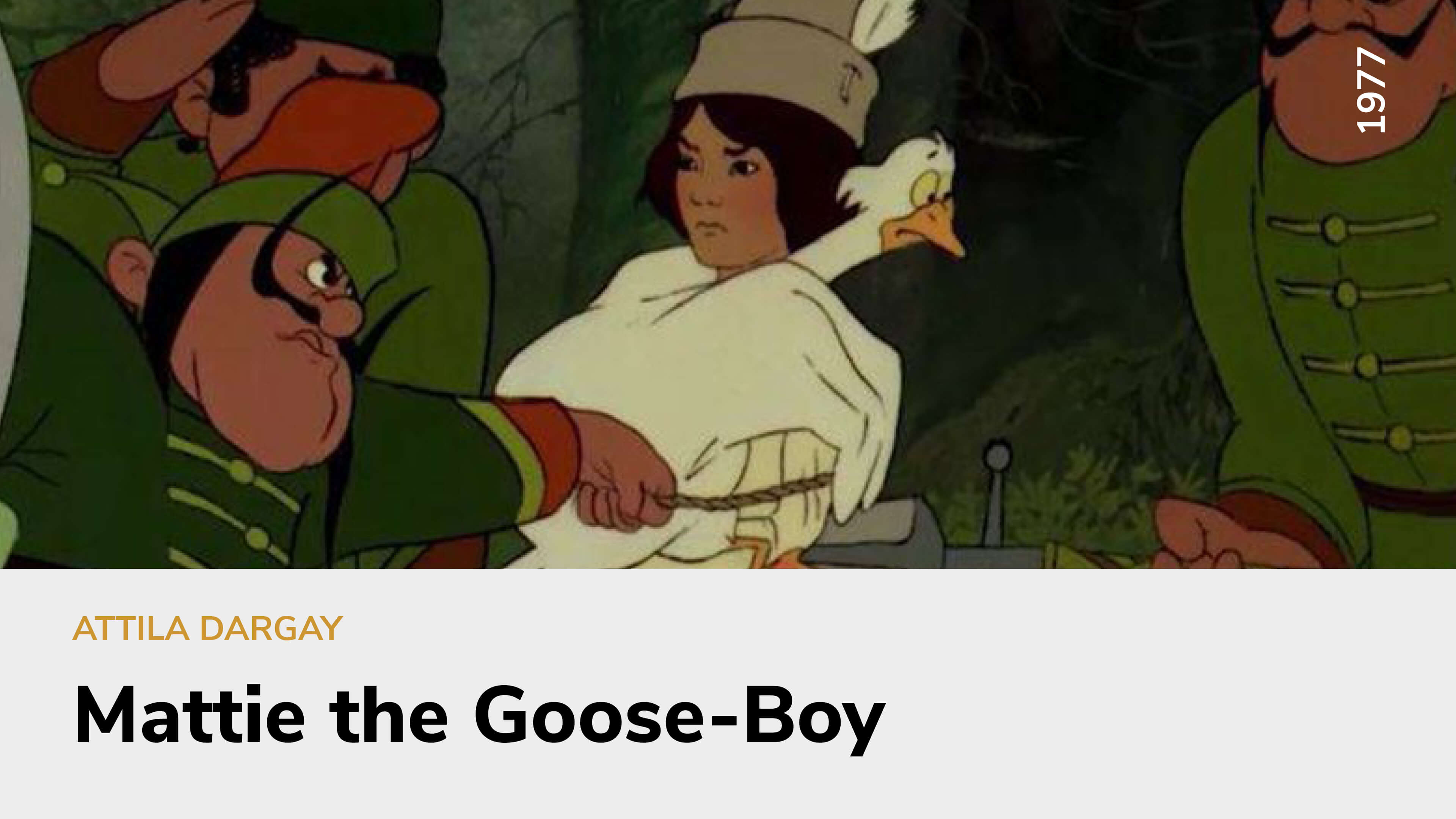 Mattie the Goose-Boy - Klassiki