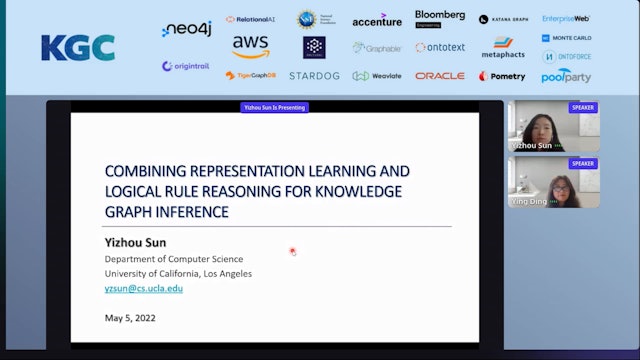 Combining Representation Learning And Logical Rule Reasoning For Knowledge Graph Inference