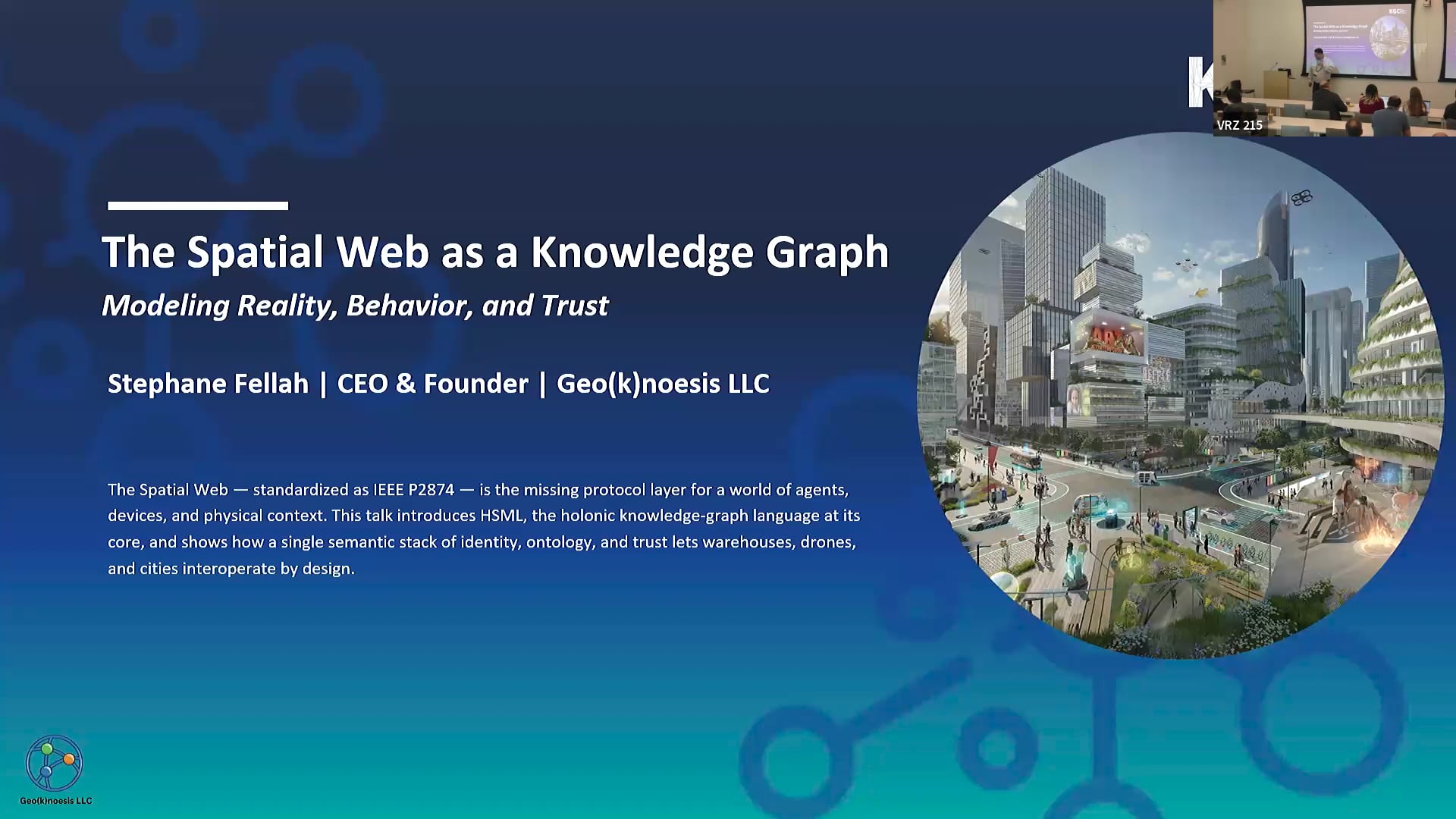The Spatial Web as a Knowledge Graph: Modeling Reality, Behavior, and Trust