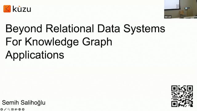“Beyond Relational” Data Systems For ...