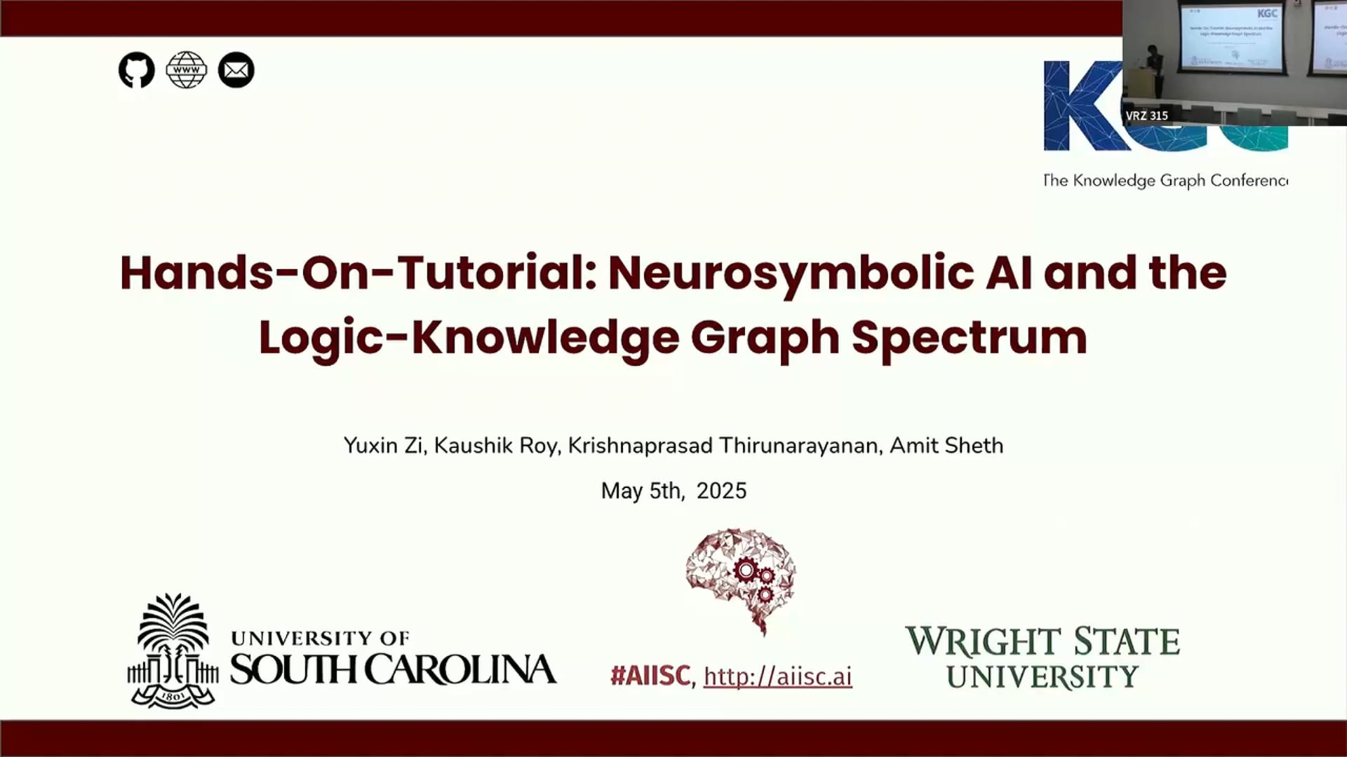 Neurosymbolic AI and the Logic-Knowledge Graph Spectrum