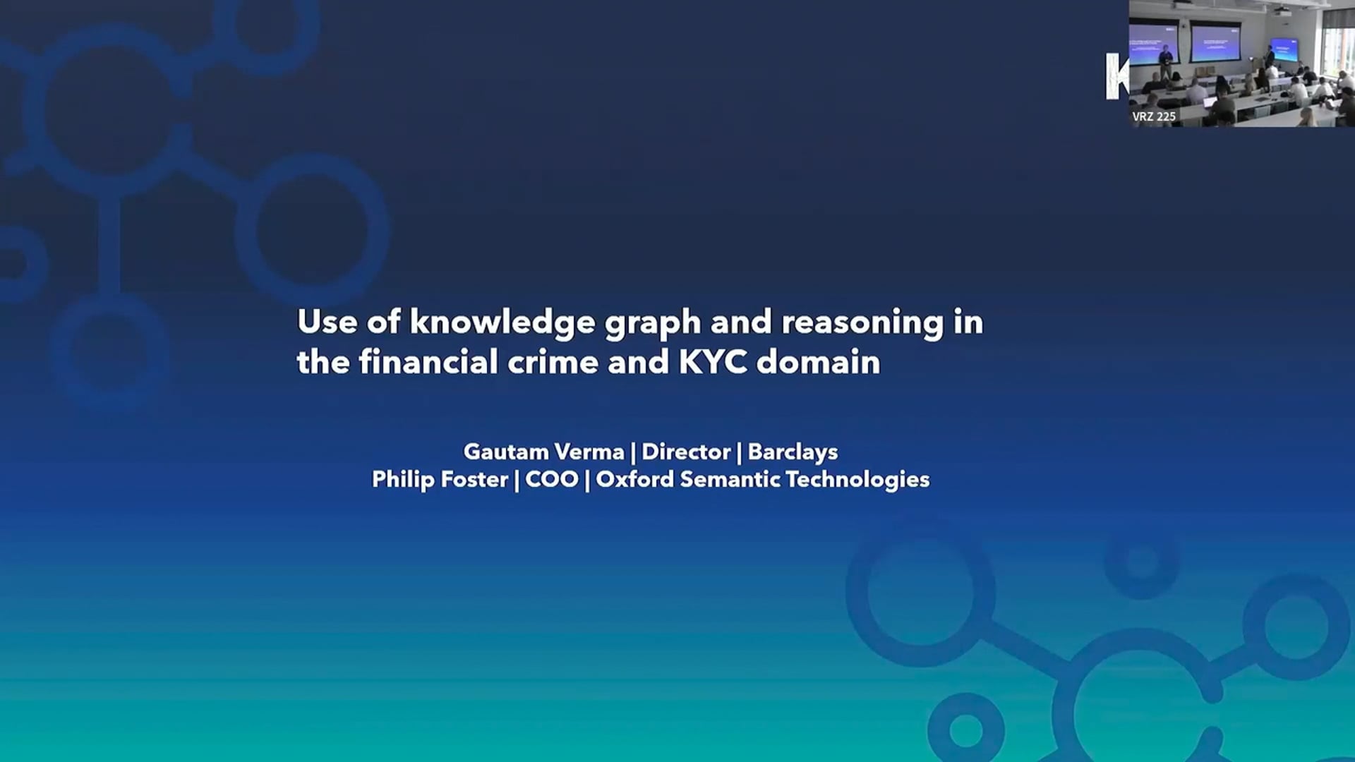 Use of Knowledge Graph and Reasoning in the Financial Crime and KYC domain