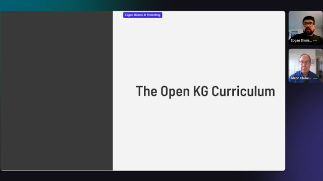 Masterclass: The Open KG Curriculum