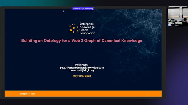 Building an ontology for a Web3 graph of canonical knowledge