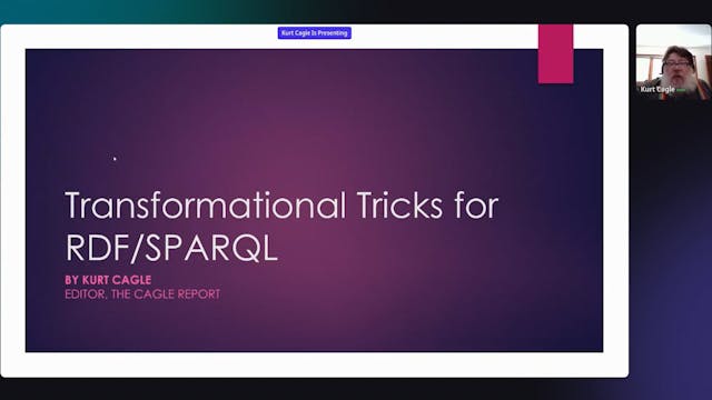 Masterclass: SPARQL, SHACL and XSLT3