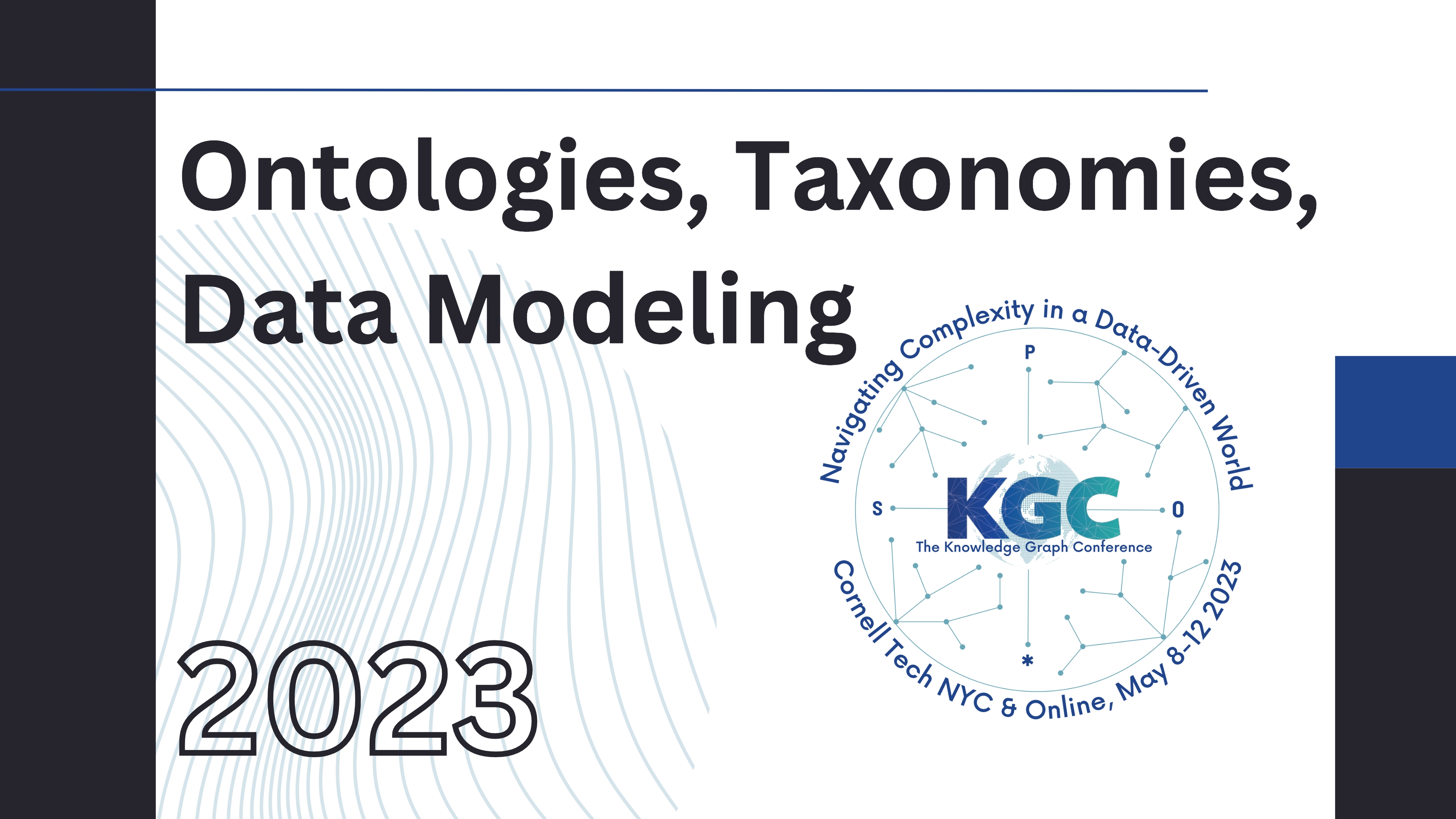 Ontologies, Taxonomies, Data Modeling