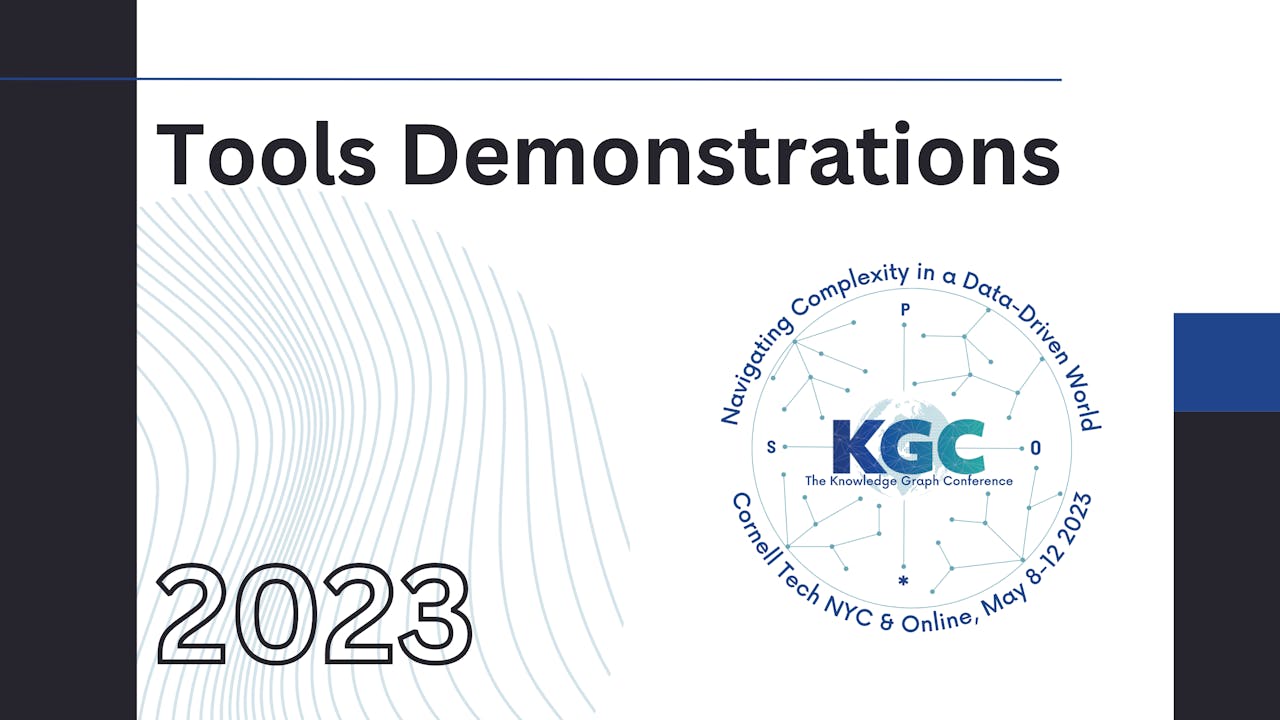 Tools Demonstrations Track | KGC 2023