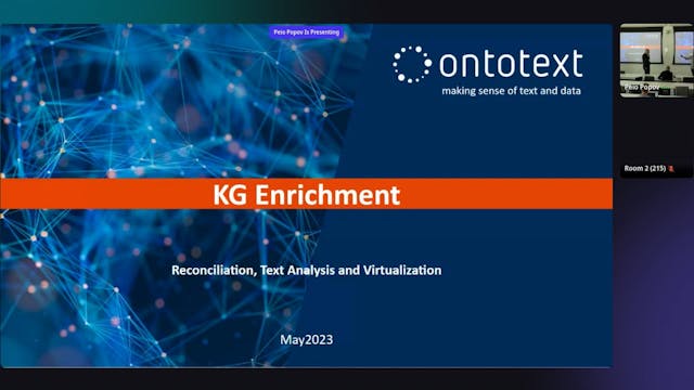 Masterclass:  Reconciliation, Text Analytics and Virtualization with KGs