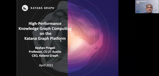 Keshav Pingali | High Performance Knowledge Graph Computing On Katana Graph 