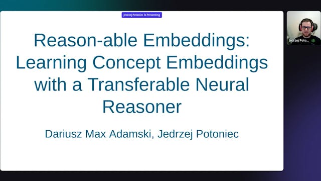 Learning Concept Embeddings with a Transferable Deep Neural Reasoner