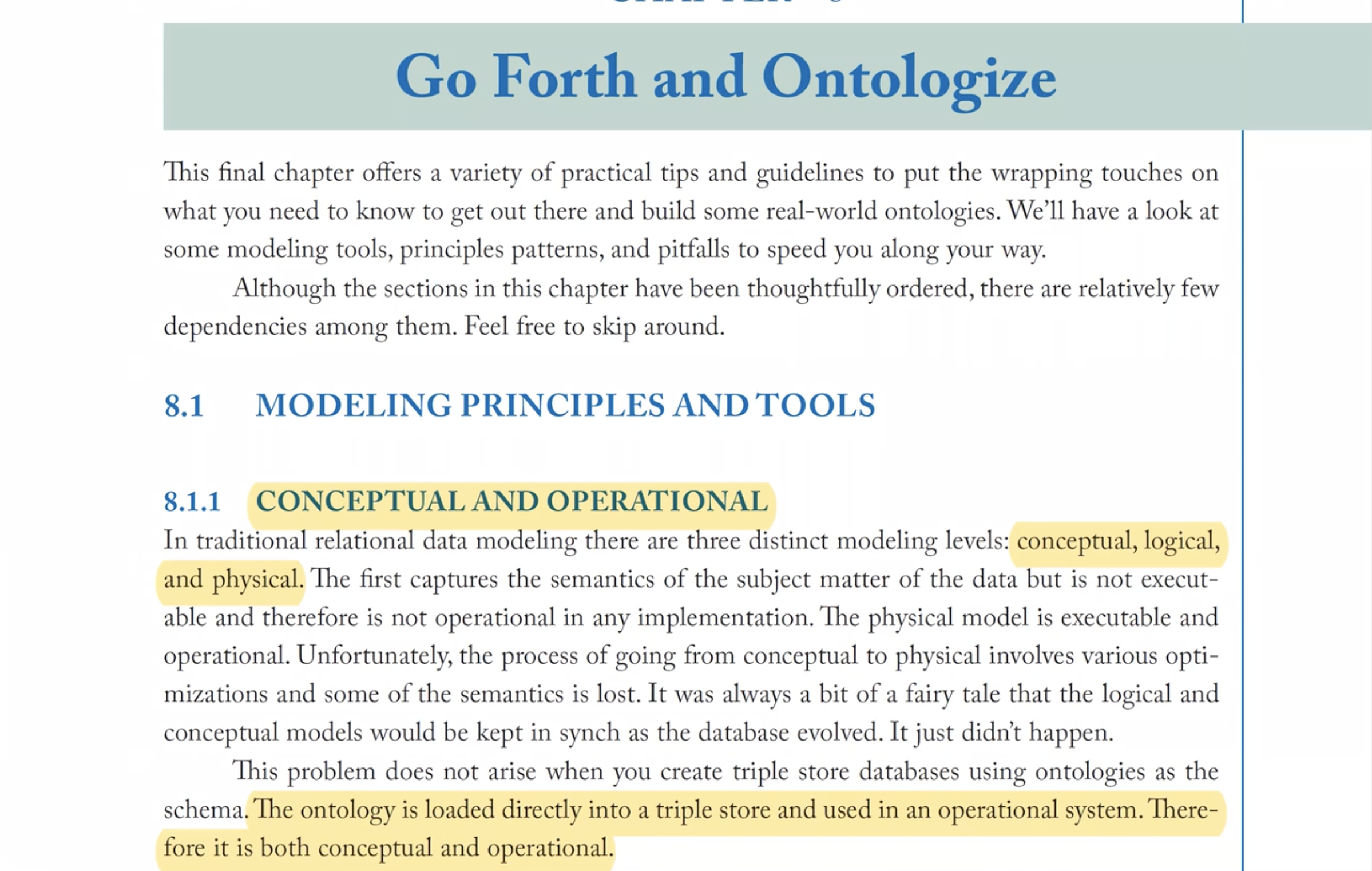 Book Club |  Demystifying OWL for the Enterprise with Michael Uschold, Chapter 8