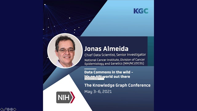 Jonas Almeida | Data Commons In The Wild - It's An API World Out There