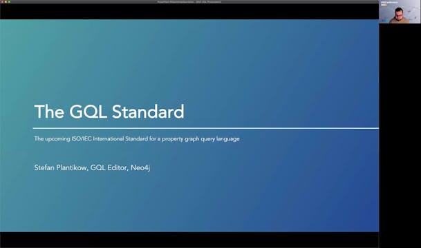 Stefan Plantikow | The Upcoming GQL Standard