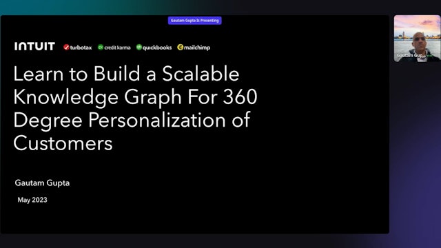 Learn to Build a Scalable KG For 360 Degree Personalization of Customers