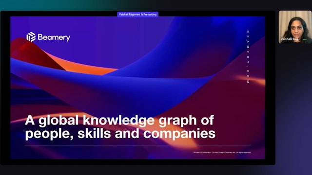 A global knowledge graph of people, skills and companies
