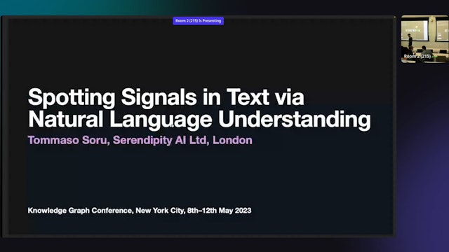 Spotting Signals in Text via Natural Language Understanding