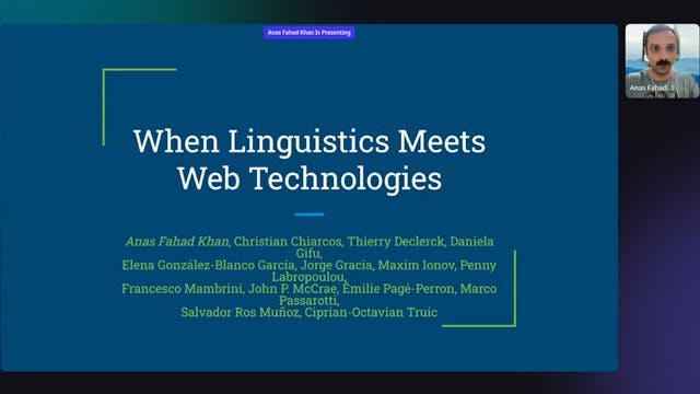 Semantic Web Journal: When Linguistics Meets Web Technologies