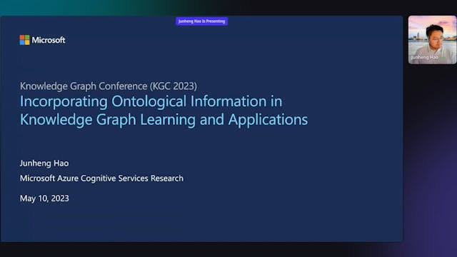 Incorporating Ontological Information in KG Learning & Applications