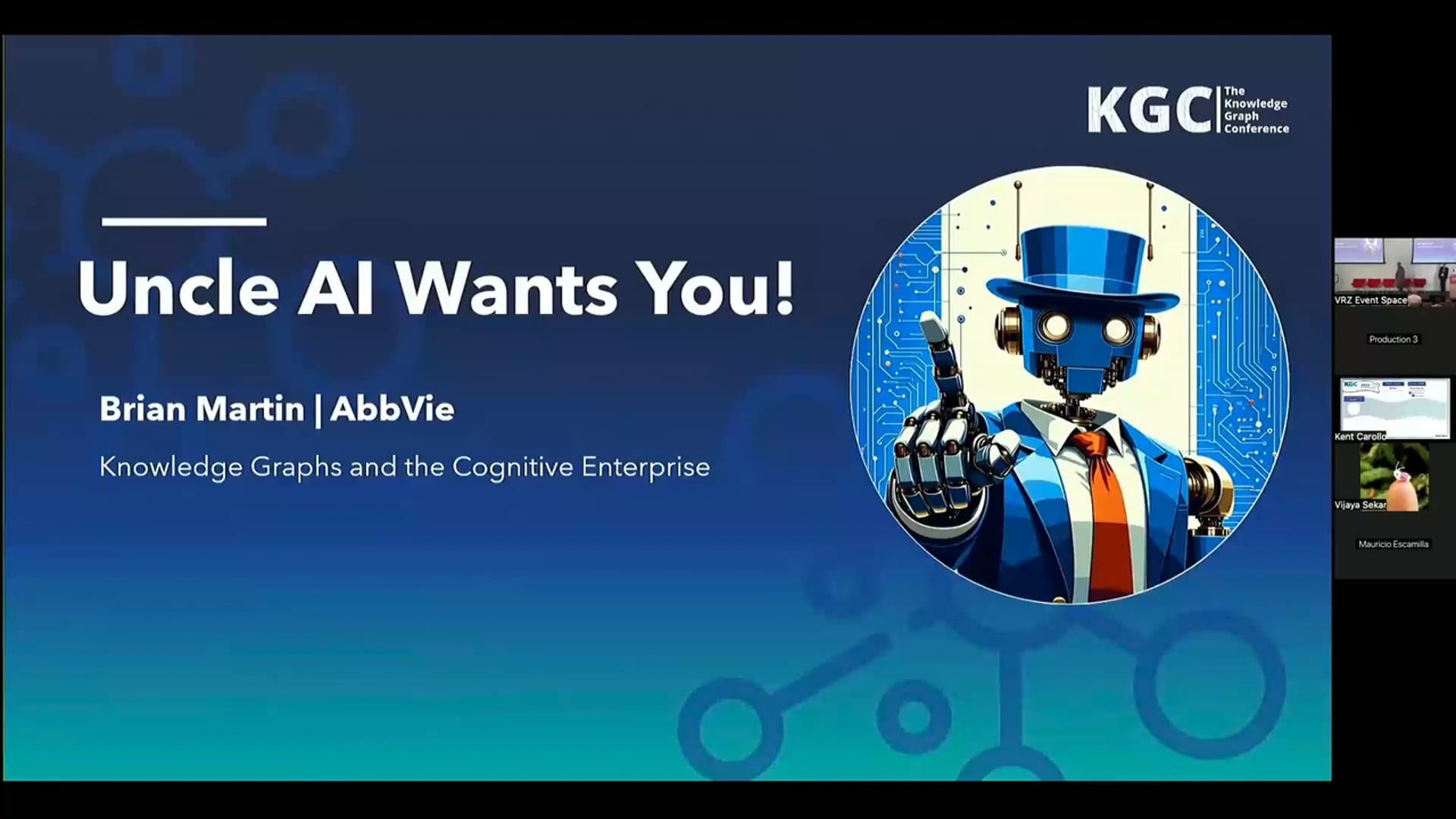 Uncle AI Wants You! How KGs Will Form the Foundation of the Cognitive Enterprise