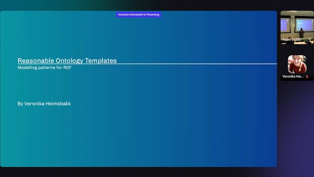 Masterclass: Reasonable Ontology Templates