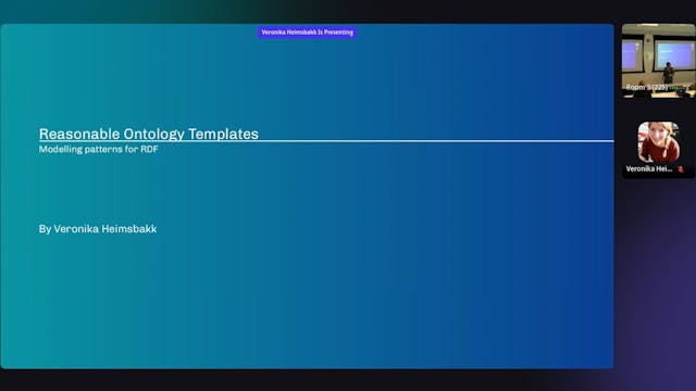 Masterclass: Reasonable Ontology Templates