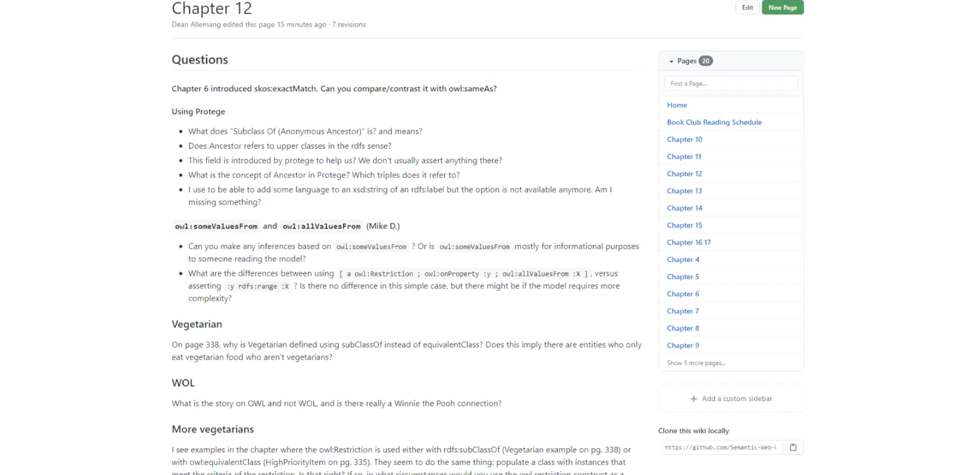Book Club | Semantic Web for the Working Ontologist, Chapter 12 