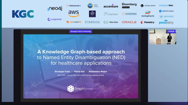 A Knowledge Graph-Based Approach To Named Entity Disambiguation For Healthcare Applications