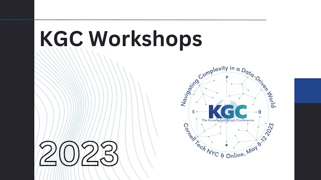 KGC 2023 | Workshops